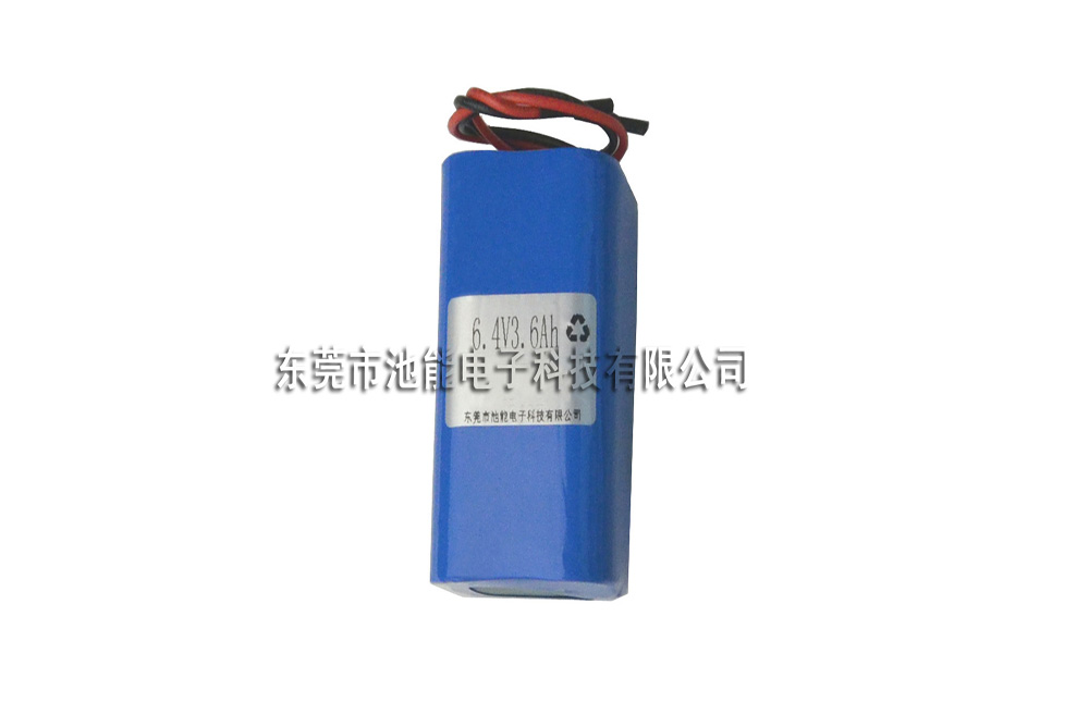 6.4V磷酸鐵鋰電池3600mAh